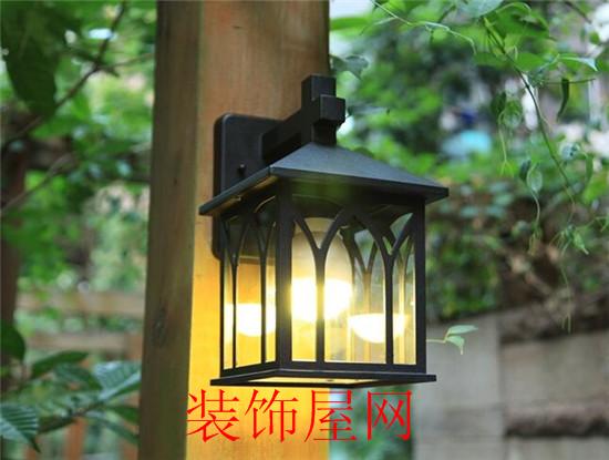 室外壁灯效果图